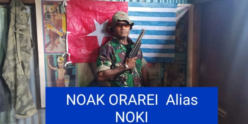 Komandan Sektor Kelompok Kriminal Bersenjata (KKB) Kosiwo Kabupaten Kepulauan Yapen, Papua Noak Orarei alias Noki Orarei menyatakan diri kembali ke Pangkuan Negara Kesatuan Republik Indonesia (NKRI).