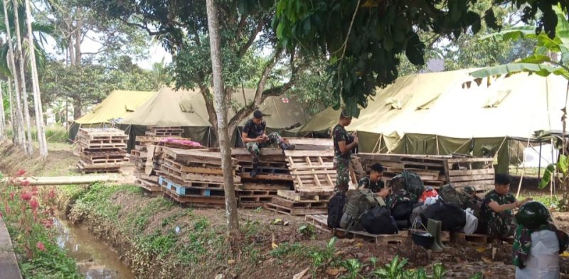 Hari Terakhir TMMD, Satgas Kemasi Barang Barang Pribadinya