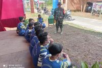 Satgas TMMD Beri Penyuluhan Bela Negara kepada Siswa Darma Bakti