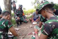 Dandim 0418 Cek Pengerjaan Fisik TMMD dan Beri Support ke Anggota