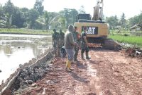 Berkat Giat TMMD, Palembang-Banyuasin Akan Terhubung di Kampung Jawi
