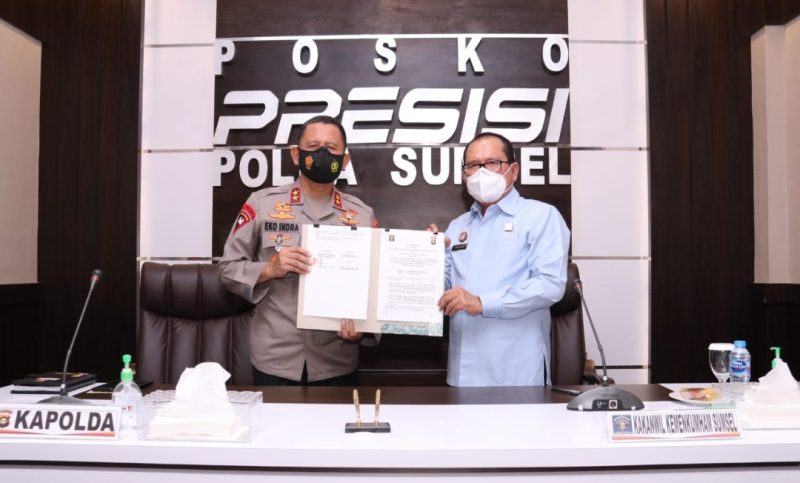 Atasi Overload Tahanan dan Pengamanan, Kapolda dan Kakanwil Kemenkumham Teken Keputusan Bersama