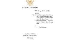 Surat Edaran Walikota Palembang Jelang Ramadhan: Tidak Patuh Kena Sanksi