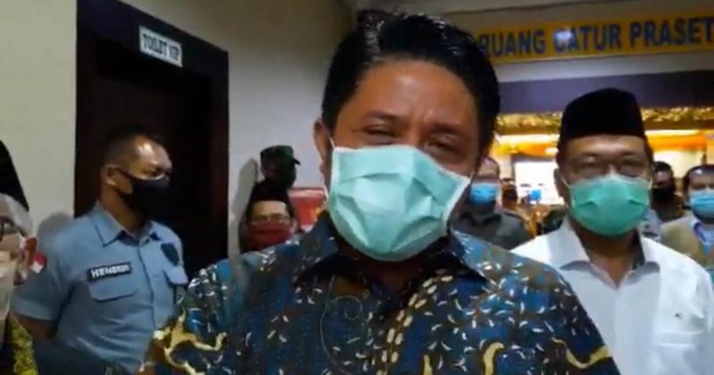 Photo Screenshot dari video yang viral dibuat pada tanggal 19 Mei 2020. Statement tersebut diungkapkan Gubernur Sumsel H.Herman Deru saat menghadiri kegiatan di Mapolda Sumsel