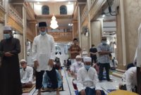 Salat Tarawih di Masjid Jihad ini Terapkan Prokes Ketat