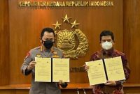 Polri dan BPJS Kesehatan Teken MoU Pelayanan Kesehatan Pengguna Jalan