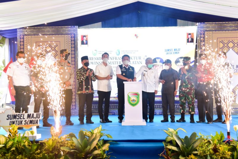 Herman Deru Resmikan 56 Kegiatan Pembangunan Infrastruktur di OKI