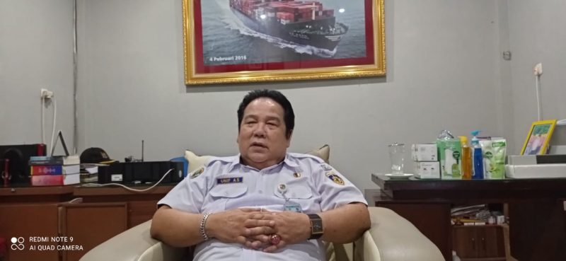 Ketua Primer Koperasi TKBM Pelabuhan Palembang Muhammad Unif AS (Photo: Abror Vandozer)