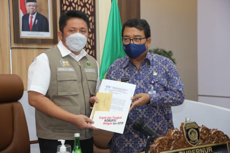 Herman Deru Terapkan Intern Proses Jalannya Pembangunan Sumsel