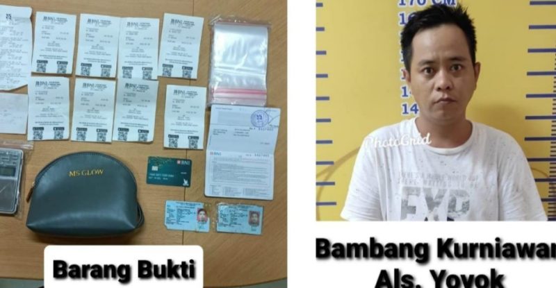 Timsus Ditresnarkoba Polda Sumsel berhasil meringkus seorang bandar di wilayah Boom Baru Palembang berinisial BK alias Yoyok (38) warga Jalan Slamet Riyadi, Lorong Manggar 1, Kecamatan IT II Palembang.