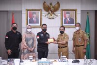 Kunjungan kerja Pimpinan dan Anggota Komite II DPD RI dalam rangka Pengawasan UU Nomor 17 Tahun 2019 tentang Sumber Daya Air (SDA) yang digelar di bertempat di ruang rapat Bina Praja Pemprov Sumsel, Senin (14/6).