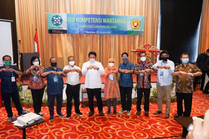 Gubernur Sumsel Buka Uji Kompetensi Wartawan