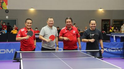 Plh Sekda Sumsel Secara Resmi Tutup Kejurda Tenis Meja Gubernur Cup 2021