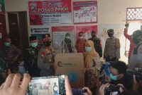 Kapolda Sumsel Irjen PolProf Dr Eko Indra Heri S MM saat kunjungan kerja ke Muara Enim, Jumat (4/6)