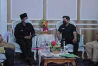 Forum Kedai dan Cafe Palembang Bersatu (FKPB) melakukan audiensi dengan Walikota Palembang H Harnojoyo terkait pemberlakuan aturan pembatasan dan penindakan Protokol Kesehatan