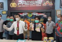 Satuan Reserse Narkoba Polrestabes Palembang rilis kasus narkoba