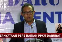 Jubir Menko Marinves Jodi Mahardi, memberikan keterangan pers secara virtual, Sabtu (03/07)