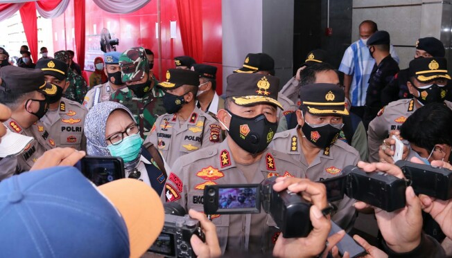 Kapolda Sumsel Irjen Pol Prof Dr Eko Indra Heri S MM
