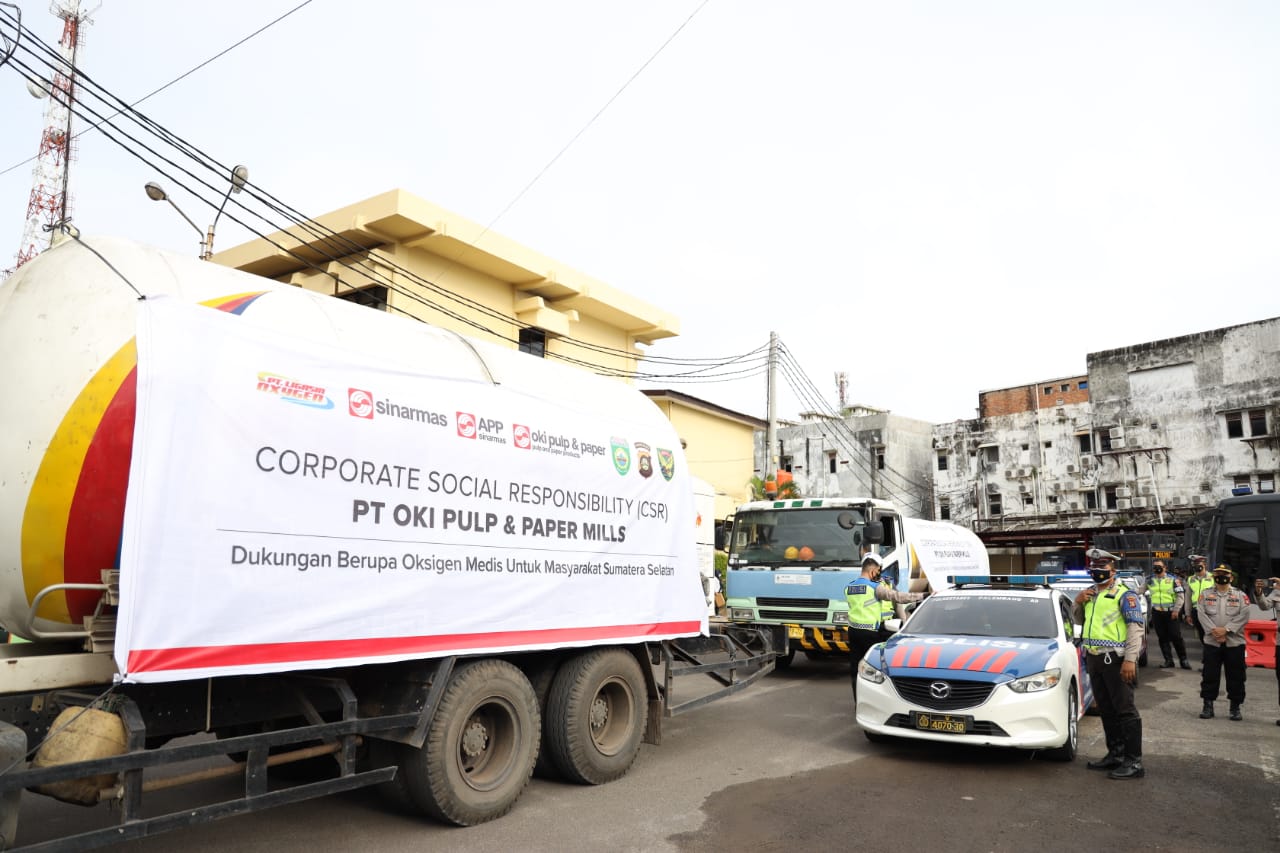 Herman Deru Lepas Distribusi Liquid Oksigen CSR Sinarmas Grup