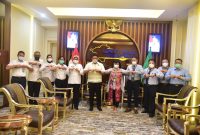 Gubernur Sumsel H Herman Deru menerima audiensi jajaran pimpinan Kantor Wilayah Ditjen Perbendaharaan (DJPb) Provinsi Sumsel di ruang tamu Gubernur.