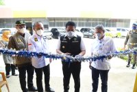 Gubernur Sumsel Resmikan Pusat Brigade Alat Berat dan Pembuatan Aspal Panas
