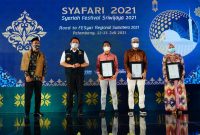 Gubernur Sumsel H Herman Deru membuka Syariah Festival Sriwijaya 2021