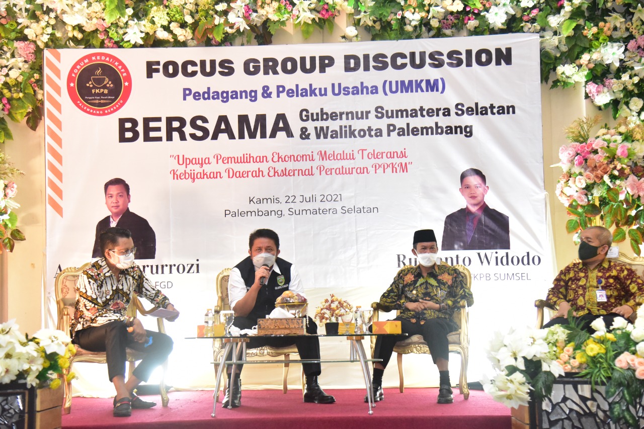 Saat menjadi pembicara dalam FGD, Herman Deru sangat mengapresiasi FGD dengan tema “Upaya Pemulihan Ekonomi Nasional Melalui Toleransi Kebijakan Daerah Pasca  Kebijakan PPKM” tersebut.