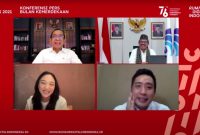 Keterangan pers tentang Bulan Kemerdekaan dan Rumah Digital Indonesia (RDI), Jumat (30/07) secara virtual
