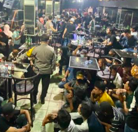 Polda Sumsel grebek kawasan Kampung Baru, Minggu (4/7) dini hari