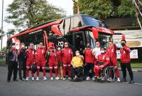 Kontingen Indonesia yang akan berlaga di ajang Paralimpiade Tokyo 2020 mulai melakukan perjalanan ke Jepang. Pelepasan keberangkatan rombongan pertama tim Indonesia dilakukan oleh Ketua Umum NPC Indonesia Senny Marbun