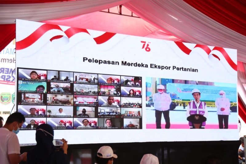 Herman Deru Lepas Keberangkatan Ekspor Produk Pertanian Senilai Rp138 Milyar ke 11 Negara