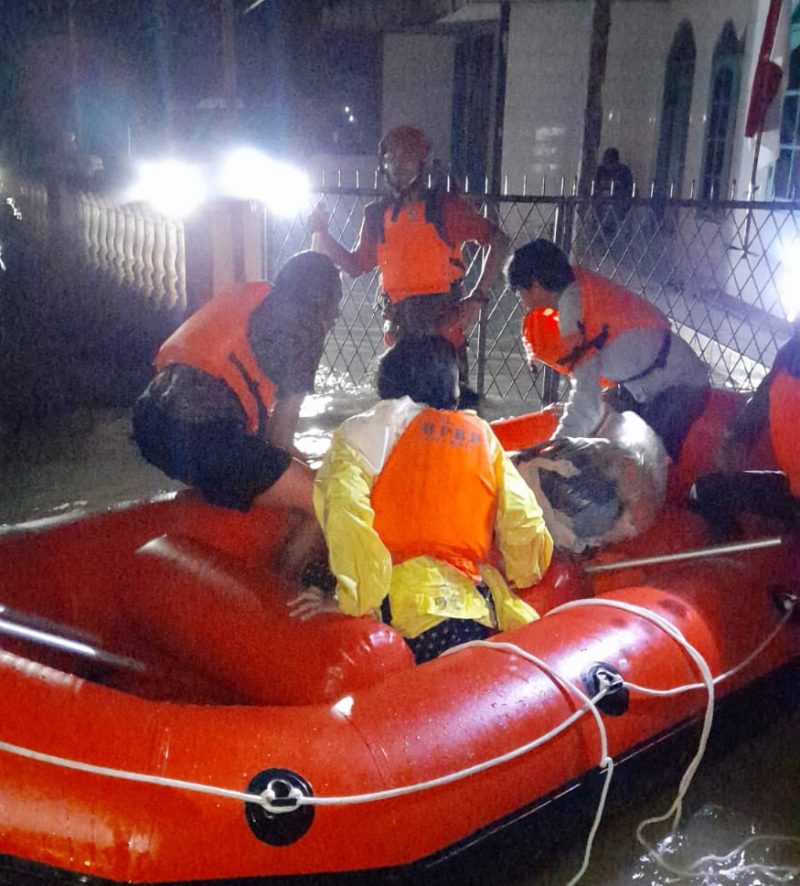 Intensitas hujan yang tinggi terjadi di wilayah pegunungan pada Minggu (22/8).