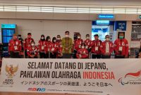 Kedutaan Besar Republik Indonesia (KBRI) Tokyo kembali menyambut kedatangan Tim Kontingen Indonesia kloter 4 untuk Paralimpiade Tokyo 2020 di Bandara Haneda Tokyo Jumat (20/8) (sumber foto: NPC Indonesia)