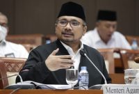 Menteri Agama Saat Menghadiri Rapat Kerja Dengan Komisi VIII DPR RI