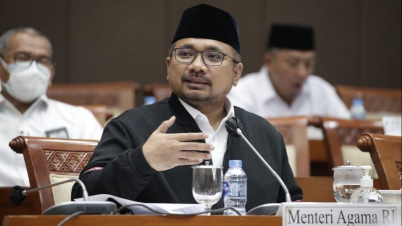 Menteri Agama Saat Menghadiri Rapat Kerja Dengan Komisi VIII DPR RI