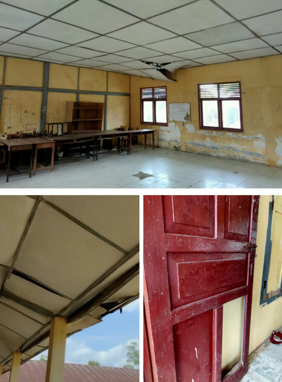 Kondisi Bangunan SDN 06 Rantau Alai (Photo: Rosita Dewi)