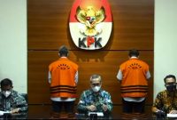 Wakil Ketua KPK Alexander Marwata dalam jumpa pers di Gedung KPK, Jakarta, Kamis (12/8/2021).