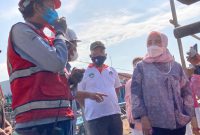 Kementerian Komunikasi dan Informatika (Kominfo) bersama Perempuan Indonesia Maju (PIM) dan Kementerian Koordinator Bidang Kemaritiman Investasi (Kemenko Marves) melakukan Sosialisasi Adaptasi kebiasaan Baru di Kampung Nelayan Cilincing.