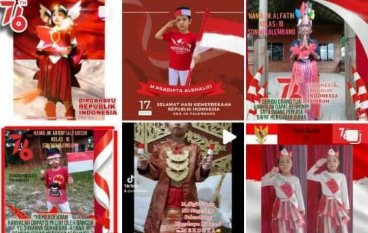 SDN 30 Palembang menggelar lomba yang secara online dalam menyemarakkan Hari Ulang Tahun Kemerdekaan ke-76 Republik Indonesia di masa pandemi COVID-19