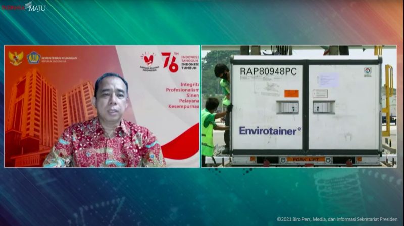 Lima juta dosis vaksin Covid-19 produksi Sinovac dalam bentuk jadi tiba di Tanah Air, Senin (23/8)