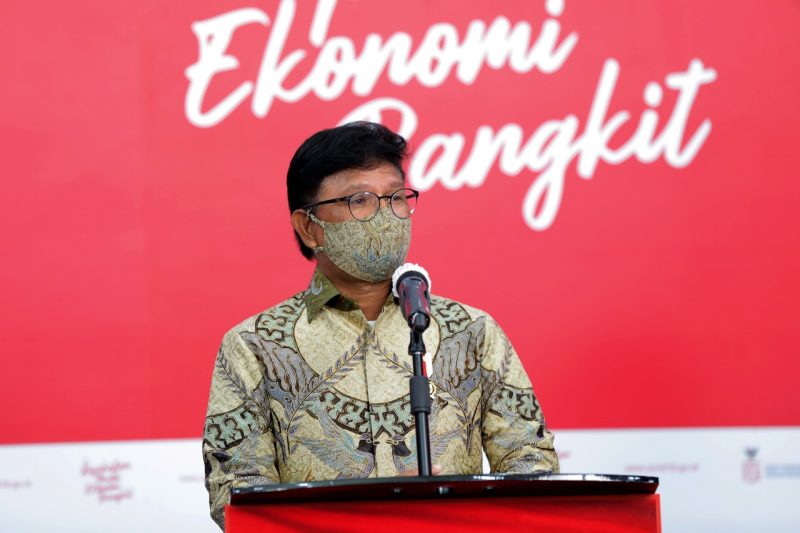 Menteri Komunikasi dan Informatika Johnny G Plate