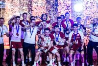 Timnas voli putra U-19 Polandia meraih medali emas pada Piala Dunia Voli Putra U-19 tahun 2021 (foto: volleyball world)
