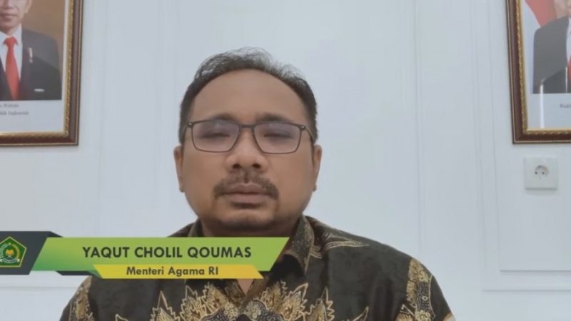 Menteri Agama Yaqut Cholil Qoumas
