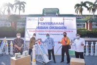 Ringankan Beban Masyarakat, Bukit Asam Hibahkan 18 Tabung Oksigen
