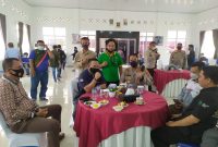 Kapolda Muba AKBP Alamsyah Peluppesy SH SIK MSi saat dijumpai pada acara Coffe Morning di Aula Alex Noerdin, Jumat (3/9/2021).
