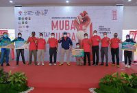 perayaan Hari Olahraga Nasional (HAORNAS) 2021 di Muba