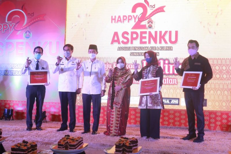 Walikota Palembang H Harnojoyo hadiri Anniversary 2 Tahun Aspenku Sumsel