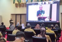 Sosialisasi Tata Kerja Sama Daerah berdasarkan PP Nomor 28 Tahun 2018. 