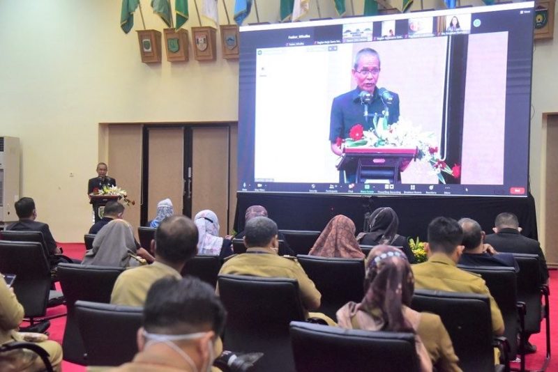 Sosialisasi Tata Kerja Sama Daerah berdasarkan PP Nomor 28 Tahun 2018. 