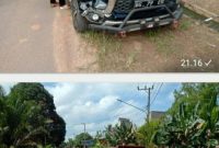 Mobil mewah Pajero Sport, Oknum Kadis PMD Musi Banyuasin bernomor polisi BG 79 ER yang dikendarai FF menghantam pengendara motor, satu tewas dua orang lainnya luka berat.